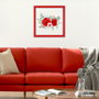 Wallity Cuadro Decorativo Enmarcado CAM213 Cristal Madera Impresión UV Digital 32x32 cm