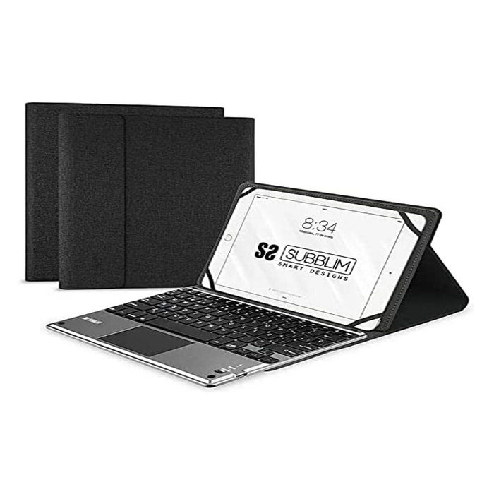 Subblim Keytab Pro Funda con Teclado Bluetooth y Touchpad, 9,6-10,8 pulgadas, Negra Subblim Keytab Pro Funda con Teclado Bluetooth y Touchpad, 9,6-10,8 pulgadas, Negra
