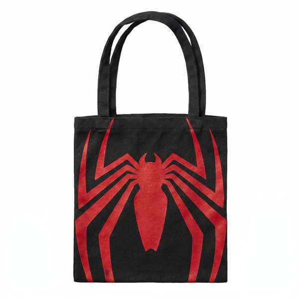 Cerdá Bolsa Shopping Spiderman Diseño 1-Diseño 2 Negro