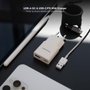 Nanocable Cargador de Pared 30W con USB-C PD y USB-A QC, Blanco
