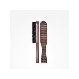 Bifull Cepillo Beehive Nº2 Rectangular Medio Mango Madera Cerdas Jabalí para Cabello Corto y Media Melena 20 cm