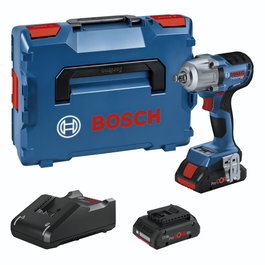 Bosch GDS 18V-450 HC Profesional con 2 baterías de 4.0Ah y L-BOXX 136