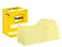 Post-it Bloc de notas adhesivas quita y pon 76x102 mm Amarillo 100 hojas 657