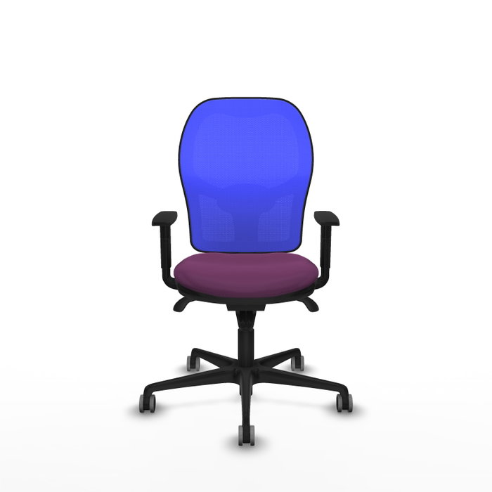 PIQUERAS Y CRESPO Silla de oficina Jorquera con mecanismo Sincro, Morado y Azul PIQUERAS Y CRESPO Silla de oficina Jorquera con mecanismo Sincro, Morado y Azul