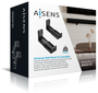 Aisens Soporte Universal de Pared para Barra de Sonido, Negro