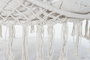 DKD Home Decor Silla Colgante para Terraza y Jardín Beige Algodón y Poliéster 100 x 80 x 145 cm