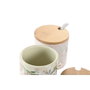 DKD Home Decor Azucarero Dolomita y Bambú Surtido IVY&DAISY 2022, 2 unidades, Verde y Beige