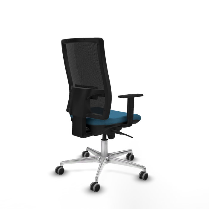PIQUERAS Y CRESPO Silla de oficina Horna con mecanismo Sincro, Verde petróleo y Negro PIQUERAS Y CRESPO Silla de oficina Horna con mecanismo Sincro, Verde petróleo y Negro