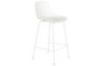DKD Home Decor Taburete PP Metal Blanco