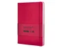 Antartik Cuaderno A5 con gomilla, tapa dura, hojas de puntos, 100 hojas, color burdeos, 80 gr FSC