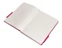 Antartik Cuaderno A5 con gomilla, tapa dura, hojas de puntos, 100 hojas, color burdeos, 80 gr FSC