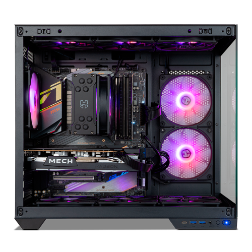 NOX HUMMER ASTRA NEO Semitorre Negra Frameless USB 3.0 Type-C