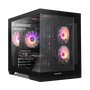 NOX HUMMER ASTRA NEO Semitorre Negra Frameless USB 3.0 Type-C