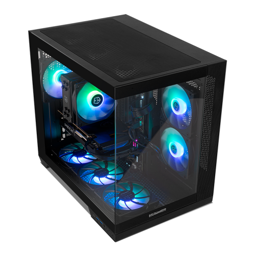 NOX HUMMER ASTRA NEO Semitorre Negra Frameless USB 3.0 Type-C