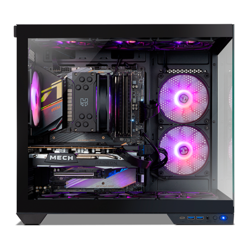 NOX HUMMER ASTRA NEO Semitorre Negra Frameless USB 3.0 Type-C