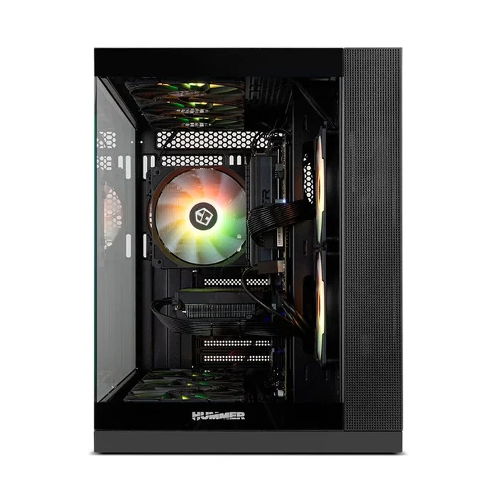 NOX HUMMER ASTRA NEO Semitorre Negra Frameless USB 3.0 Type-C