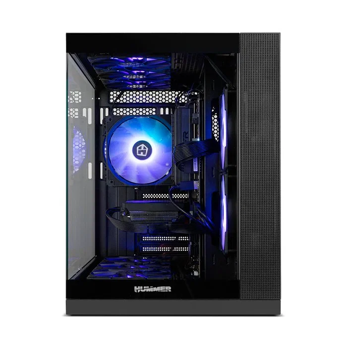 NOX HUMMER ASTRA NEO Semitorre Negra Frameless USB 3.0 Type-C