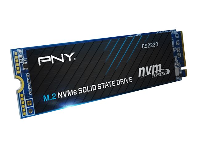 PNY CS2230 SSD Interno NVMe M.2 500GB - PCIe Gen3 x4, Lectura 3300MB/s, Escritura 2500MB/s - Disco Duro Sólido para PC y Portátil