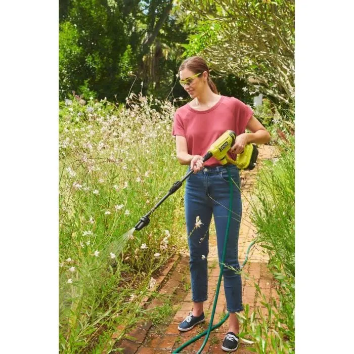 Ryobi Pistola de Alta Presión Inalambrica ONE+ 18V RY18PW22A-125 - 22 Bares - 182 L - Batería 2.5 Ah