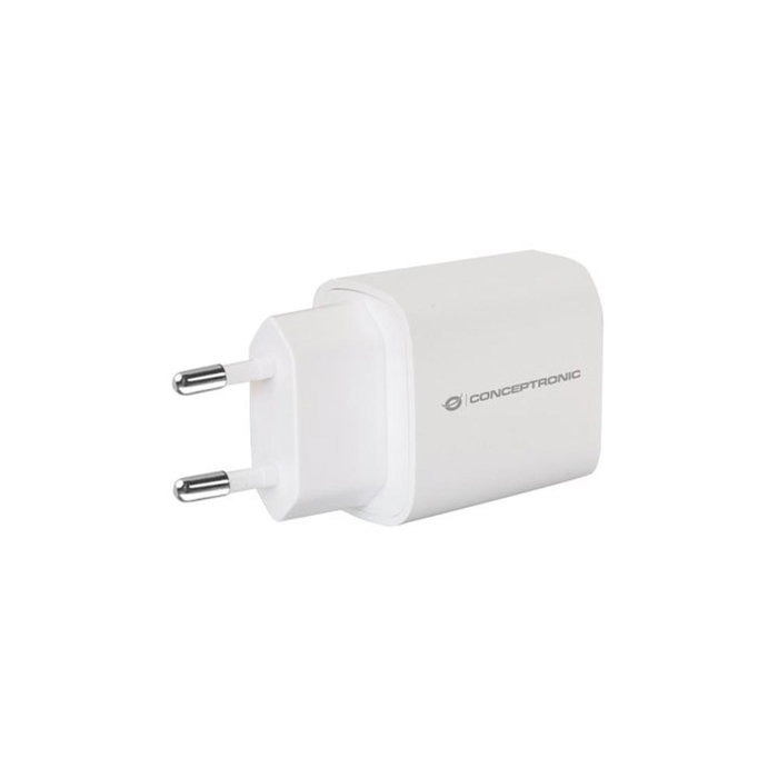 Conceptronic Cargador de pared 1 puerto USB-C 20W PD Conceptronic Cargador de pared 1 puerto USB-C 20W PD