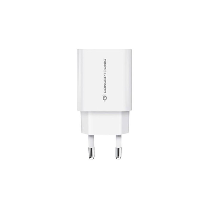 Conceptronic Cargador de pared 1 puerto USB-C 20W PD Conceptronic Cargador de pared 1 puerto USB-C 20W PD