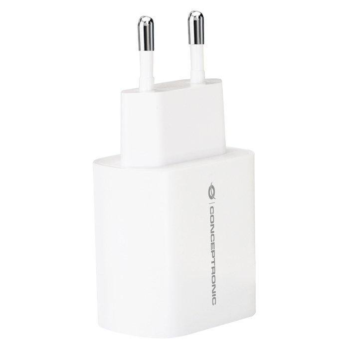 Conceptronic ALTHEA14W Cargador USB-C PD 3.0 20W Blanco