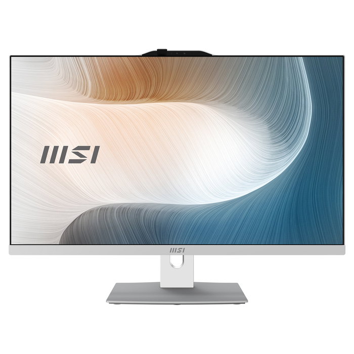 MSI PC Todo en Uno Modern AM272P 1M-1290DE - Pantalla IPS 27" Full HD, Intel Core 5 120U, 16GB RAM, 512GB SSD, WiFi 6E, Bluetooth 5.3, Windows 11 Home, Color Blanco