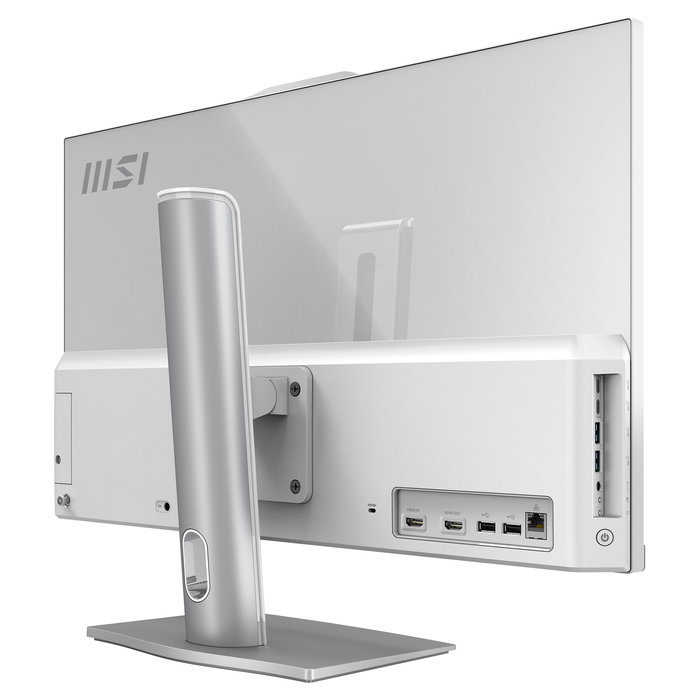 MSI PC Todo en Uno Modern AM272P 1M-1290DE - Pantalla IPS 27" Full HD, Intel Core 5 120U, 16GB RAM, 512GB SSD, WiFi 6E, Bluetooth 5.3, Windows 11 Home, Color Blanco