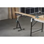 Wolfcraft Caballete multifuncional con soporte y rodillo