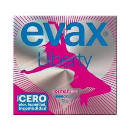 Evax Compresa Higiénica Liberty Normal Alas 12 Unidades