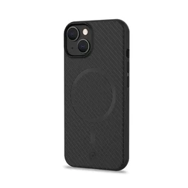 Celly - Funda Ultramag para Apple iPhone 14 Plus, 6.7", con protección contra caídas, compatible MagSafe, Negro