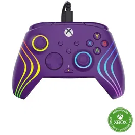 Turtle Beach Gamepad Afterglow Wave RGB Con Cable Morado Xbox Series X|S Xbox One PC TUR0840454400083