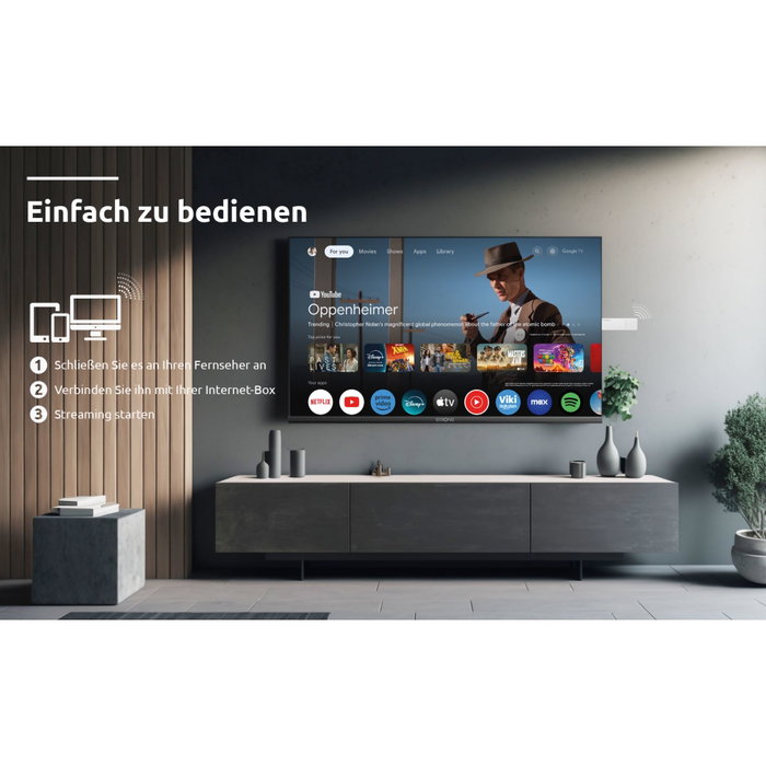 Strong LEAP-AIR TV Stick 4K Ultra HD Android Blanco Strong LEAP-AIR TV Stick 4K Ultra HD Android Blanco