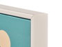 Giftdecor Cuadro Mujer Colores Surtidos 50x70 cm Canvas Marco Blanco (Set de 4)