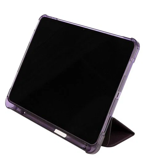 Tucano IPDA11M2ST-PP Funda Folio para iPad Air 11 M2 (2024), iPad Air 10.9" 4ª/5ª Gen, Color Púrpura, Resistente a Golpes con Portabolígrafo