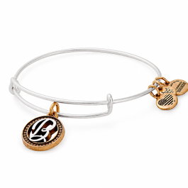 Alex And Ani Pulsera Letra B II Bicolor