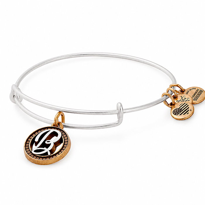Alex And Ani Pulsera Letra B II Bicolor Alex And Ani Pulsera Letra B II Bicolor