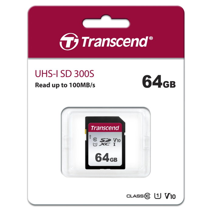 Transcend TS64GSDC300S Tarjeta SDXC 64 GB