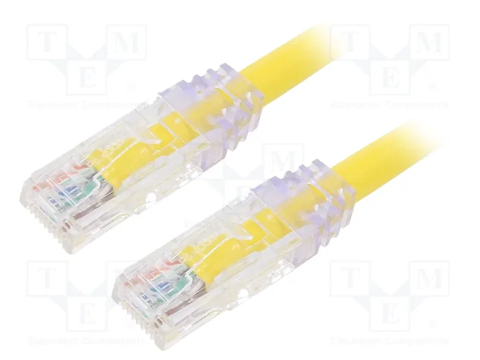 PANDUIT Patch cord Cat 6a U/UTP 5m Amarillo PANDUIT Patch cord Cat 6a U/UTP 5m Amarillo