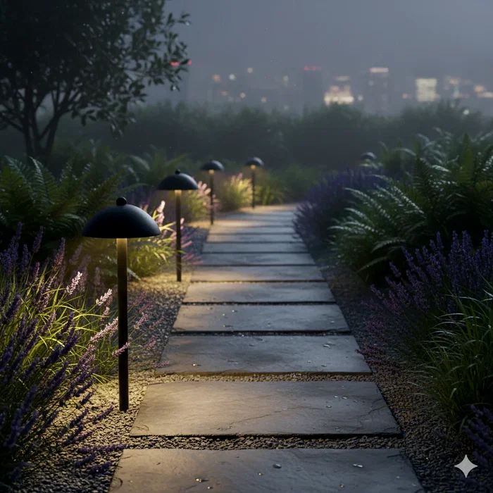 Sarh Baliza LED Exterior 70Cm 7W 3000K Negro