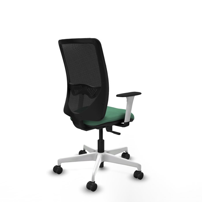 PIQUERAS Y CRESPO Silla de oficina Zulema con mecanismo Sincro, Verde esmeralda y Negro PIQUERAS Y CRESPO Silla de oficina Zulema con mecanismo Sincro, Verde esmeralda y Negro