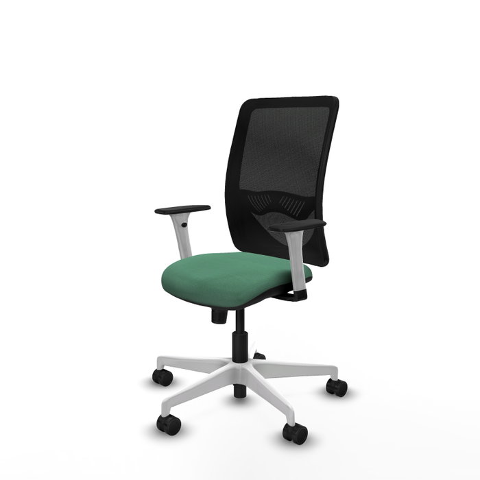 PIQUERAS Y CRESPO Silla de oficina Zulema con mecanismo Sincro, Verde esmeralda y Negro PIQUERAS Y CRESPO Silla de oficina Zulema con mecanismo Sincro, Verde esmeralda y Negro