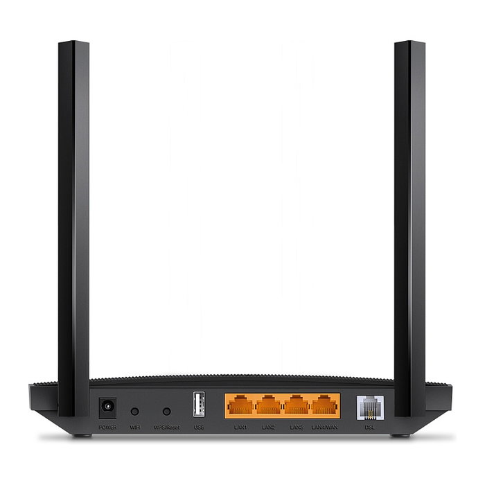 TP-Link Archer VR400 AC1200 Router Gigabit Modem Inalámbrico Wi-Fi 5 (802.11ac) Doble Banda ADSL/VDSL con MU-MIMO, 4 Puertos LAN y USB TP-Link Archer VR400 AC1200 Router Gigabit Modem Inalámbrico Wi-Fi 5 (802.11ac) Doble Banda ADSL/VDSL con MU-MIMO, 4 Puertos LAN y USB