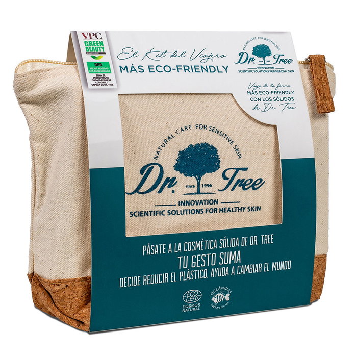 Dr. Tree Champú y Gel Sólidos Piel Sensible Estuche 4 piezas