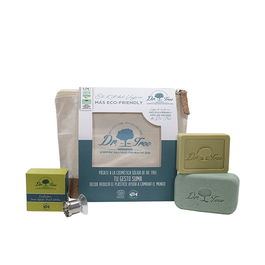 Dr. Tree Champú y Gel Sólidos Piel Sensible Estuche 4 piezas