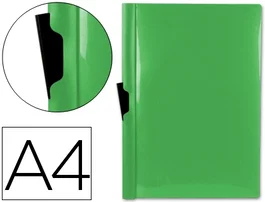 Liderpapel Carpeta Dossier Pinza Lateral Verde Din A4