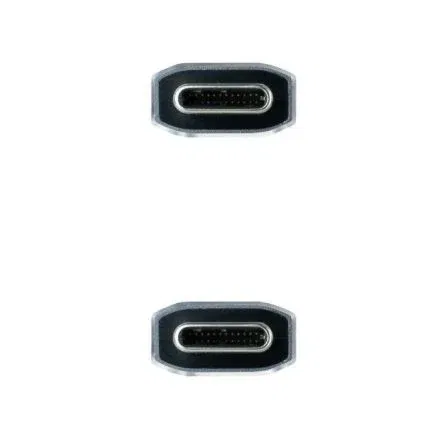 Nano Cable 10.01.4103-COMB Cable USB 3.2 Tipo-C Macho a Tipo-C Macho, 100W, 20Gbps, 3m, Gris y Negro