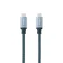 Nanocable 10.01.4103-COMB Cable USB-C 3.2 Gen 2x2, USB-IF, 20 Gbps, 100W PD, 4K@60Hz, 3 m, Macho-Macho, Negro/Gris
