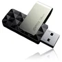 Silicon Power Blaze B30 Pendrive USB 3.0 128GB Negro, Alta Velocidad, Diseño Giratorio 360° con Indicador LED