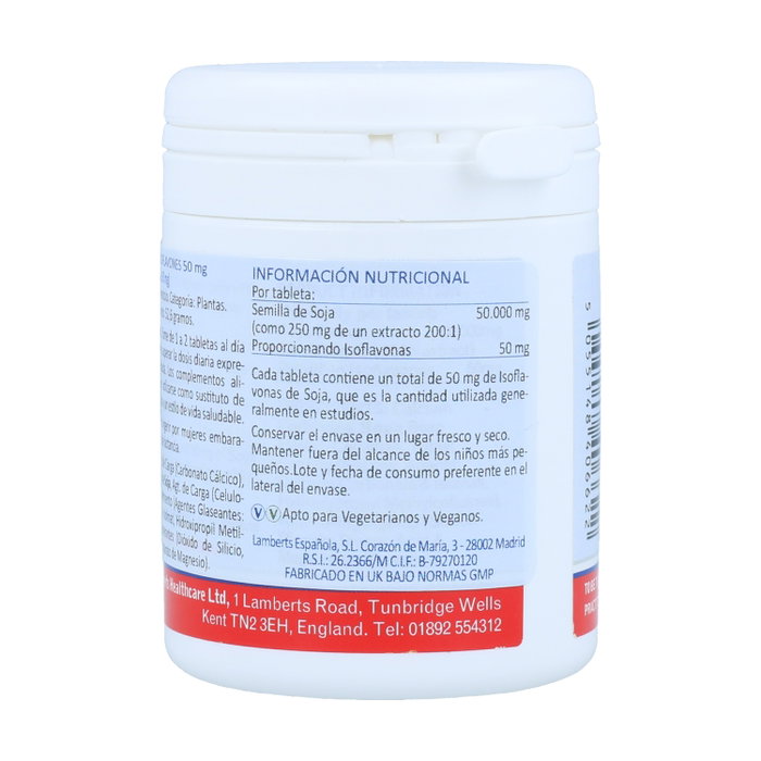 Lamberts Isoflavonas de Soja 50 mg 60 comprimidos Lamberts Isoflavonas de Soja 50 mg 60 comprimidos